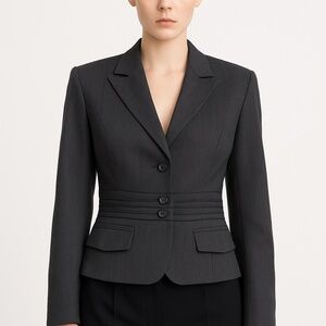 VEX COLLECTION 🇫🇷 - Grey Pinstripes Blazer - size L